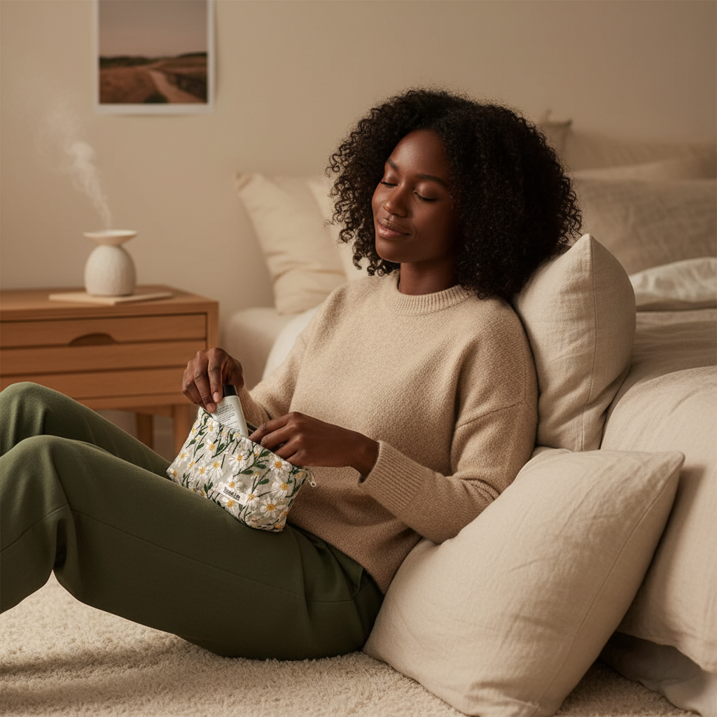 Bolsa de belleza floral