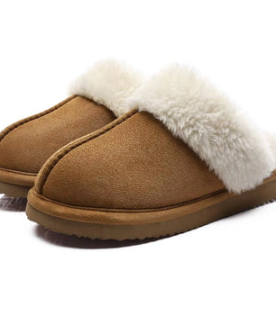 Fluffy Winter Slippers for Women Furry Fuzzy Home Shoes Faux Fur House Plush Slippers Indoor Warm Comfy Mute Flats Slide