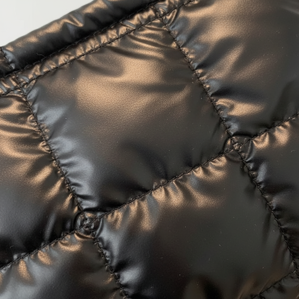 Estuche de maquillaje acolchado NOREA: suave, elegante y esencial para el día a día.