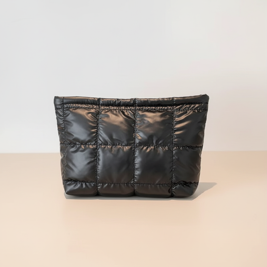 NOREA Quilted Makeup Pouch – Soft, Elegant & Everyday Essential