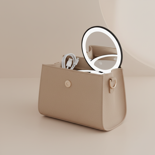 Rechargeable LED Compact Mirror – Precision Beauty Anywhere