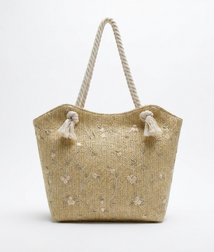 NOREA Straw Tote Bag – Lightweight Summer Shoulder Bag